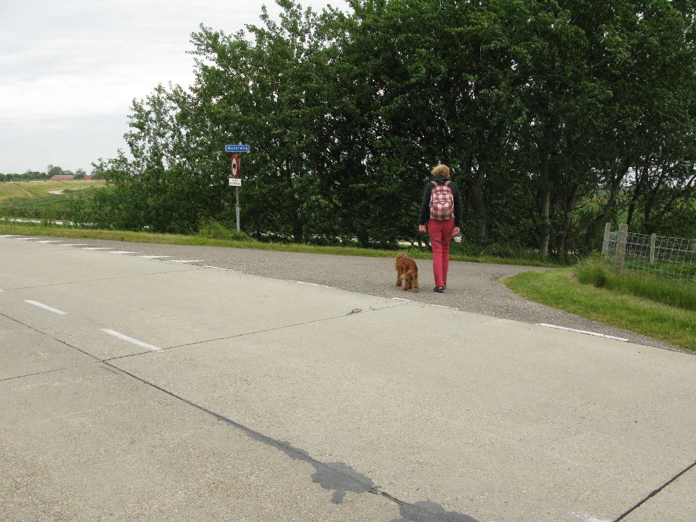 Bij Waterweg rechtsaf